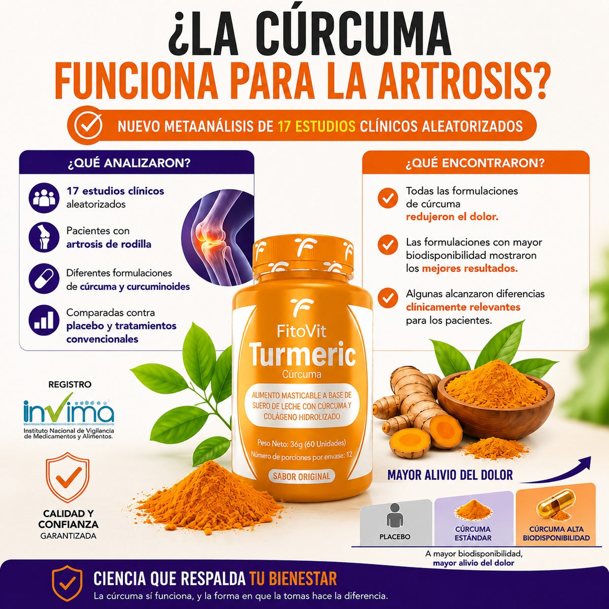 TURMERIC - Biocurcuma medica INVIMA X60