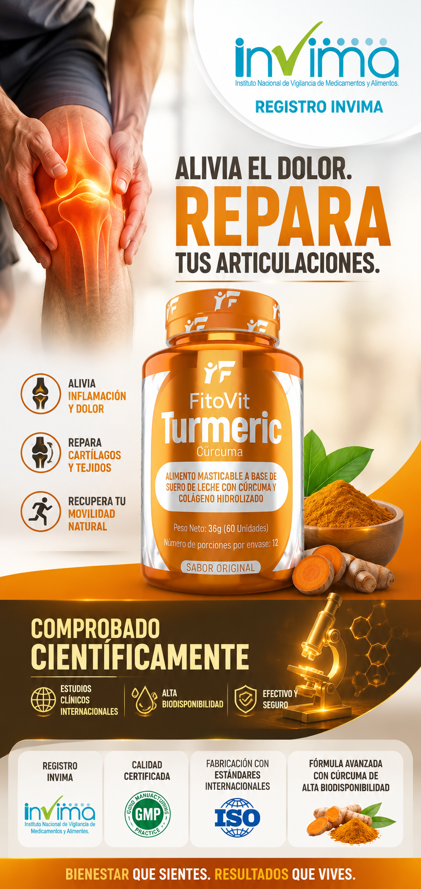CURCUMA SALUD ARTICULAR FARMACEUTICO - INVIMA
