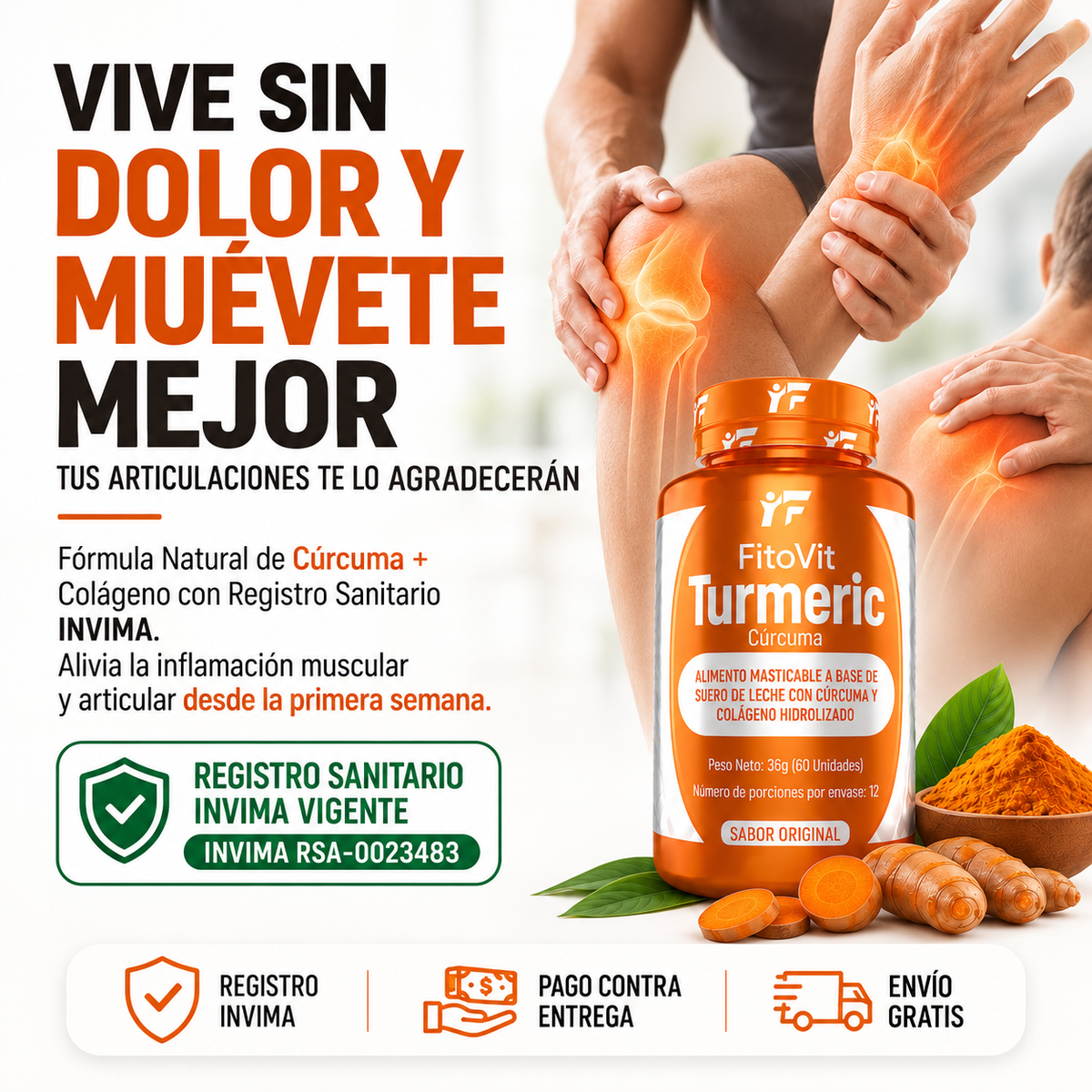 TURMERIC - Biocurcuma medica INVIMA