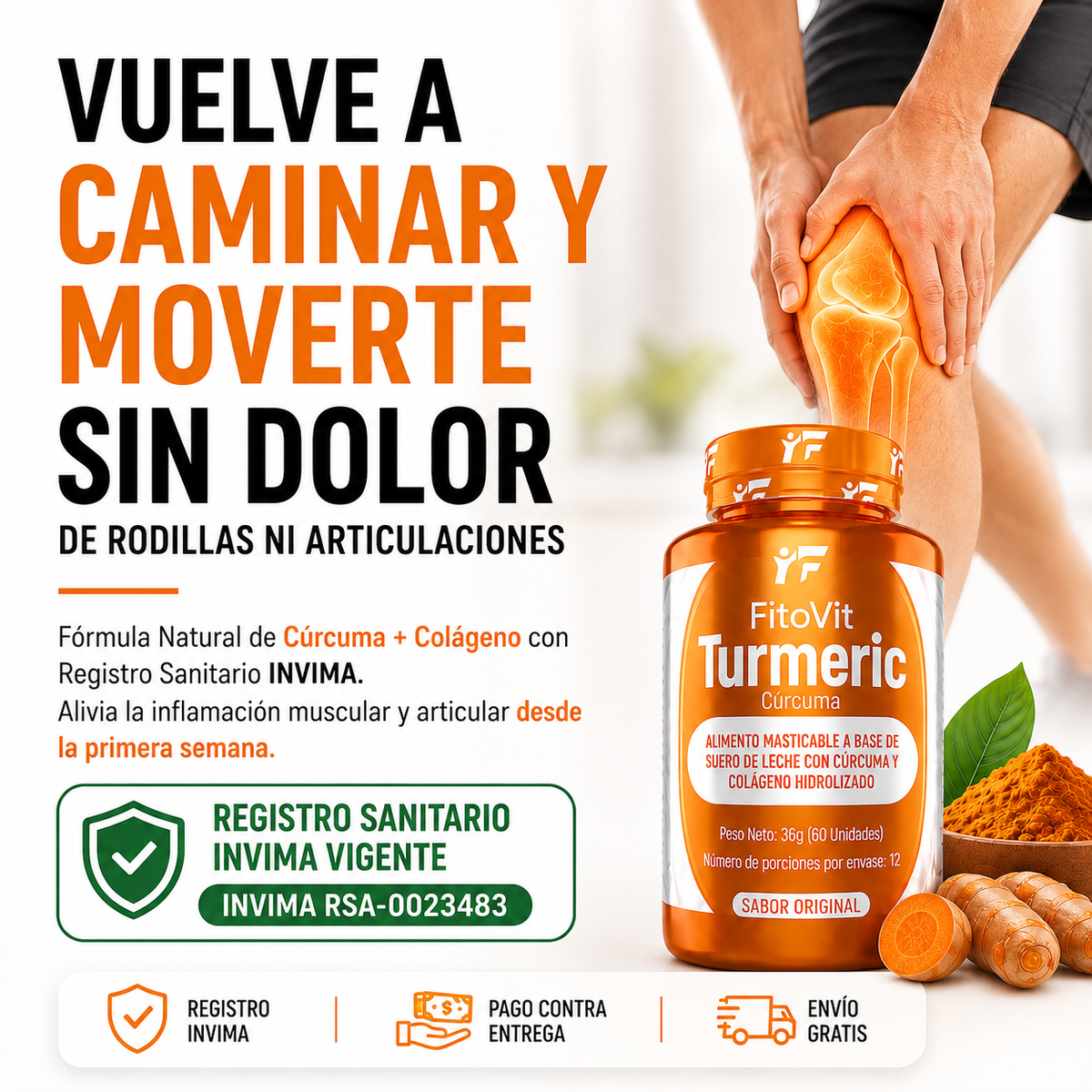 TURMERIC - Biocurcuma medica INVIMA X60